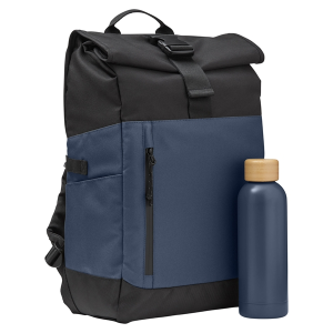 econscious Grove Rolltop Travel Laptop Backpack