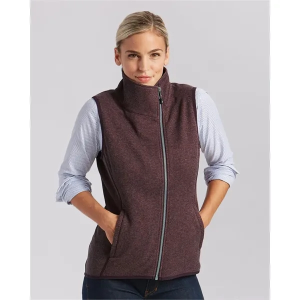 Cutter & Buck Mainsail Sweater Knit Womens Asymmetrical Vest