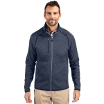 Cutter & Buck Mainsail Sweater-Knit Mens Full Zip Jacket