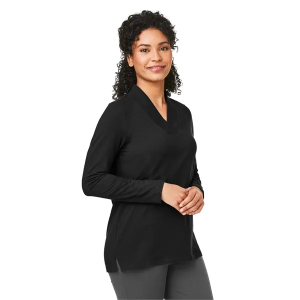 Devon & Jones Ladies' Raleigh Shawl Collar Knit Top