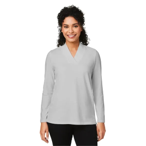 Devon & Jones Ladies' Raleigh Shawl Collar Knit Top