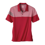 Adidas Heathered 3-Stripes Colorblocked Polo