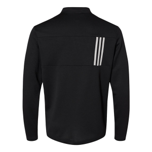 Adidas 3-Stripes Double Knit Quarter-Zip Pullover